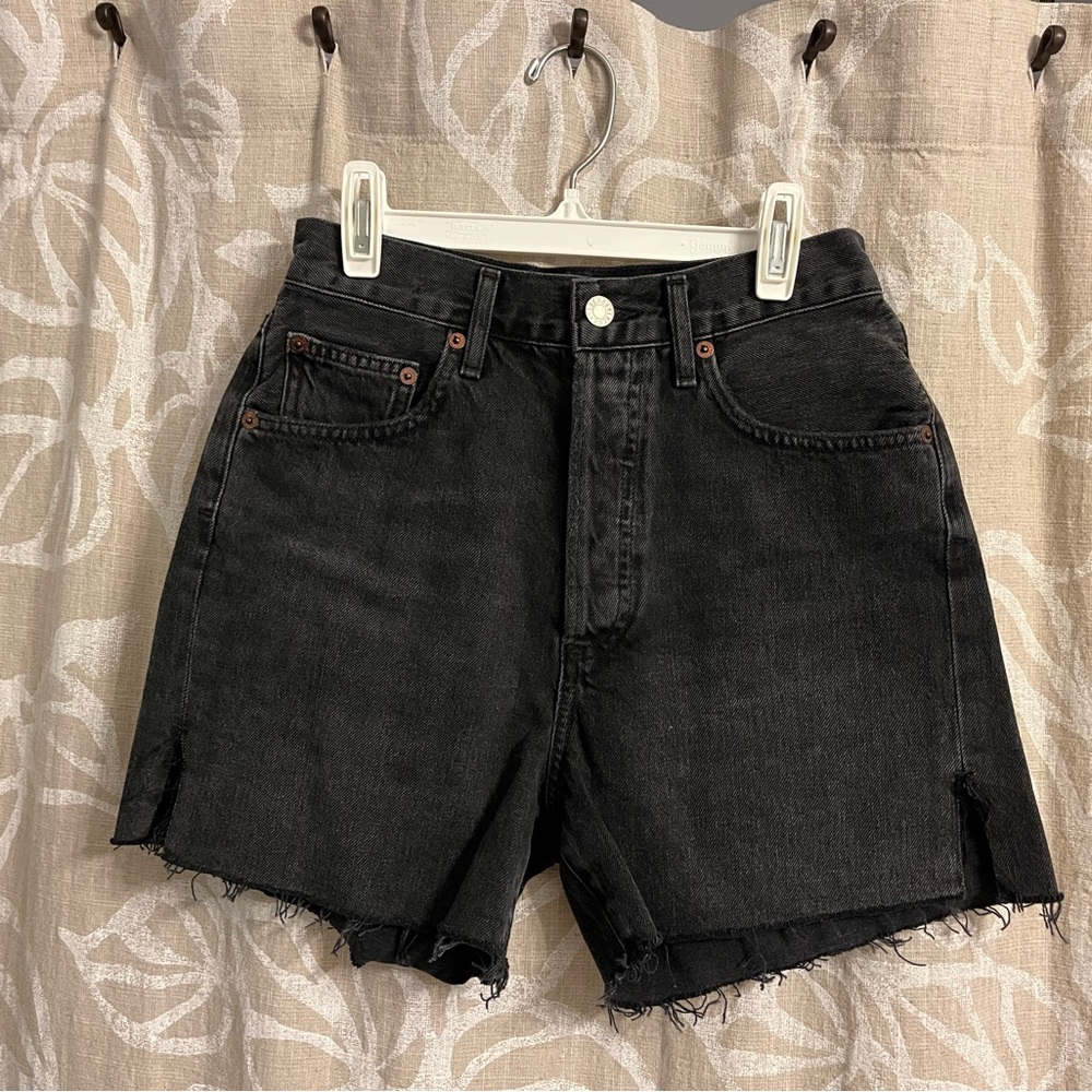 Agolde, size 25, black jean shorts